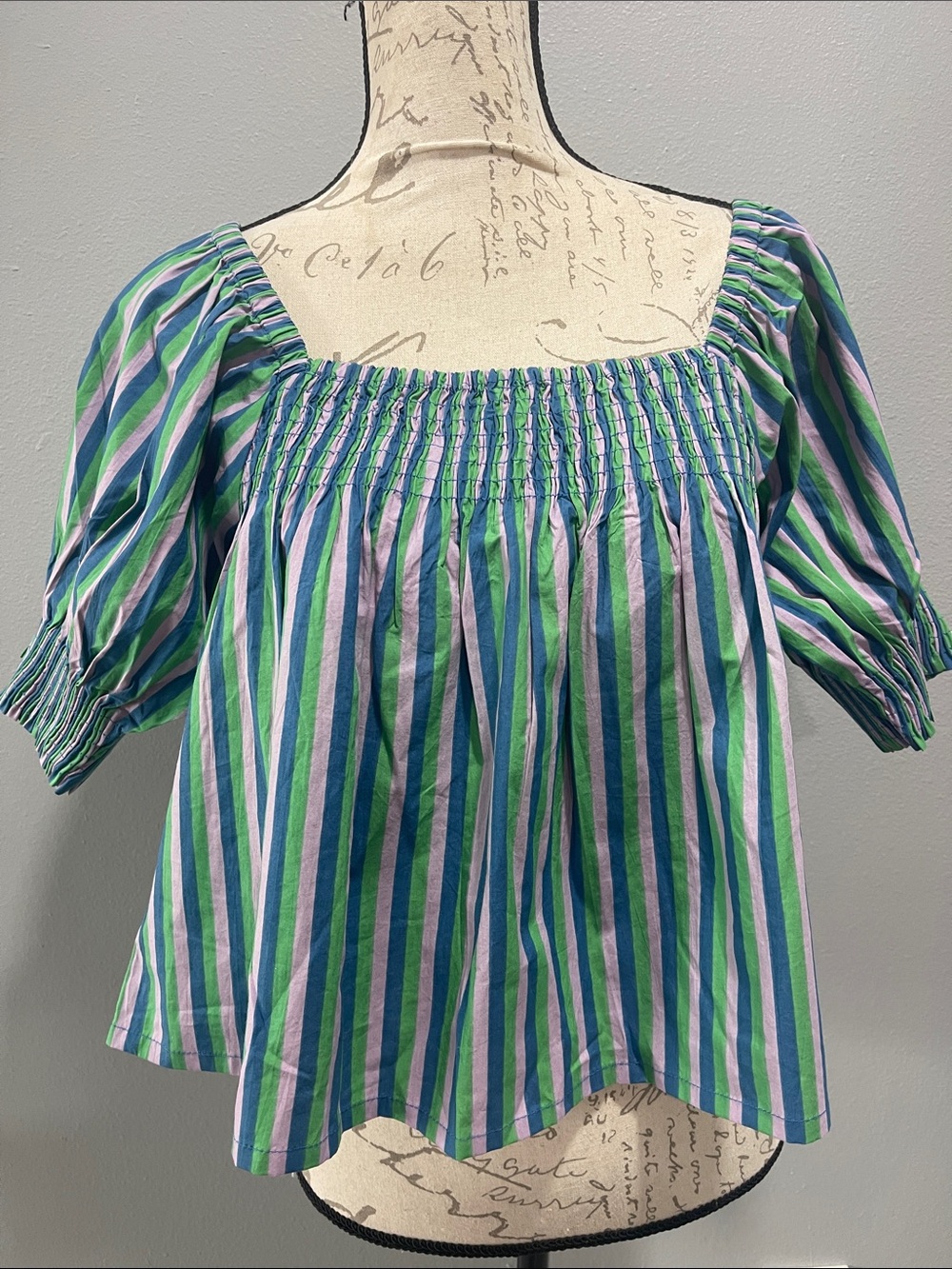 MILLE Caro top Printemps stripe